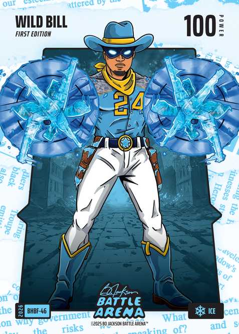 Ice Blue Headlines Battlefoil