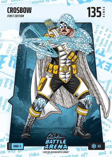 Ice Blue Headlines Battlefoil