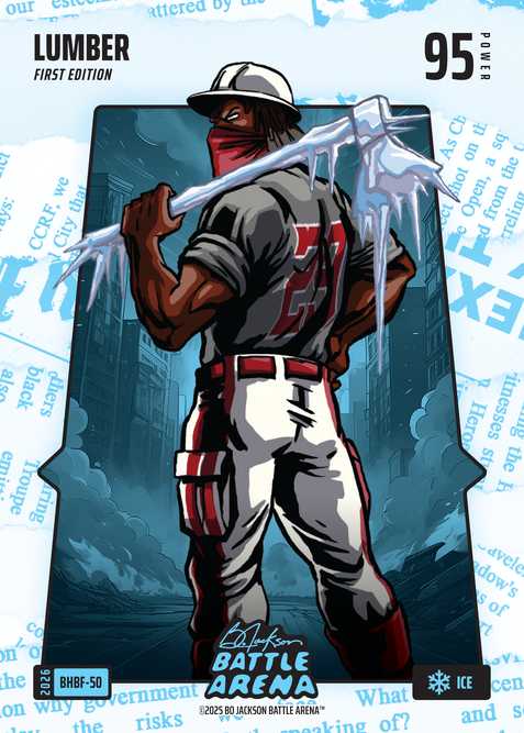 Ice Blue Headlines Battlefoil