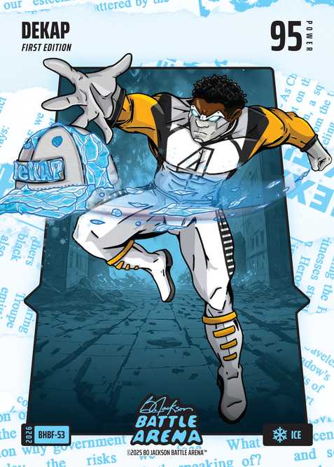 Ice Blue Headlines Battlefoil