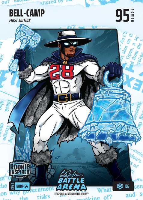 Ice Blue Headlines Battlefoil