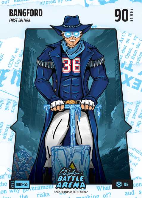 Ice Blue Headlines Battlefoil