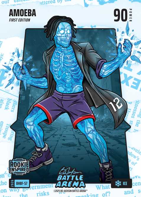 Ice Blue Headlines Battlefoil