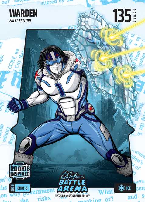 Ice Blue Headlines Battlefoil