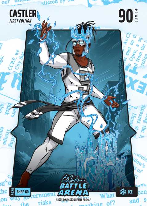 Ice Blue Headlines Battlefoil