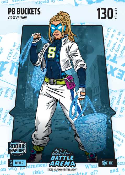 Ice Blue Headlines Battlefoil