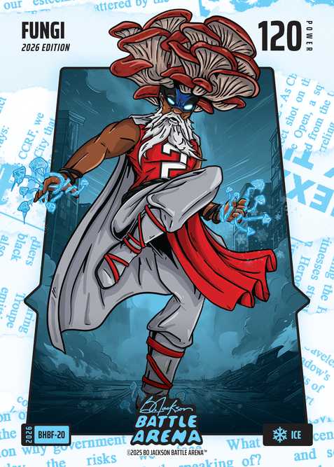 Ice Blue Headlines Battlefoil