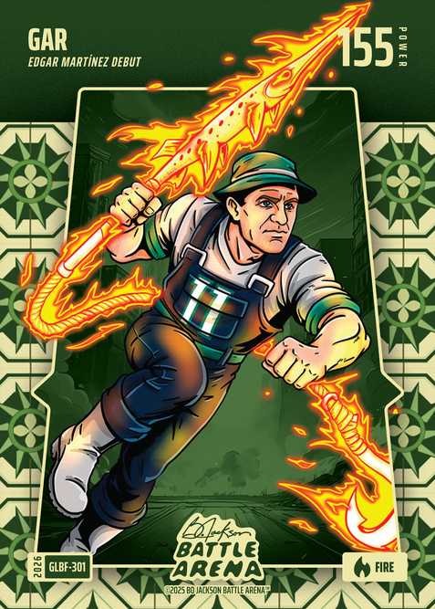 Fire Grandma's Linoleum Battlefoil