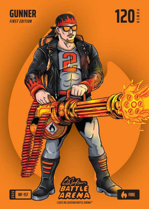 Fire Icon Battlefoil