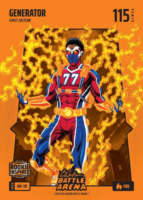 Fire Orange Battlefoil