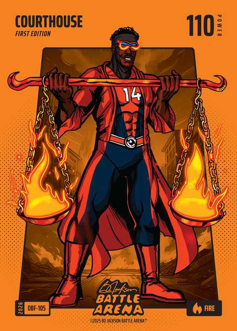 Fire Orange Battlefoil