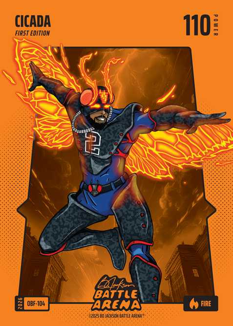 Fire Orange Battlefoil