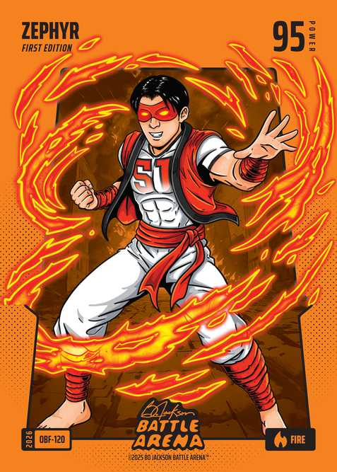 Fire Orange Battlefoil