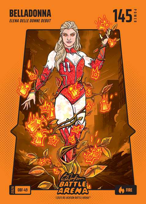 Fire Orange Battlefoil