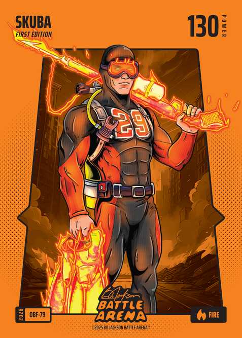 Fire Orange Battlefoil