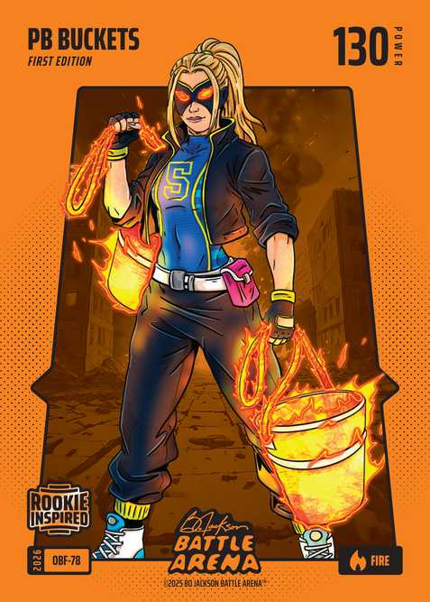 Fire Orange Battlefoil