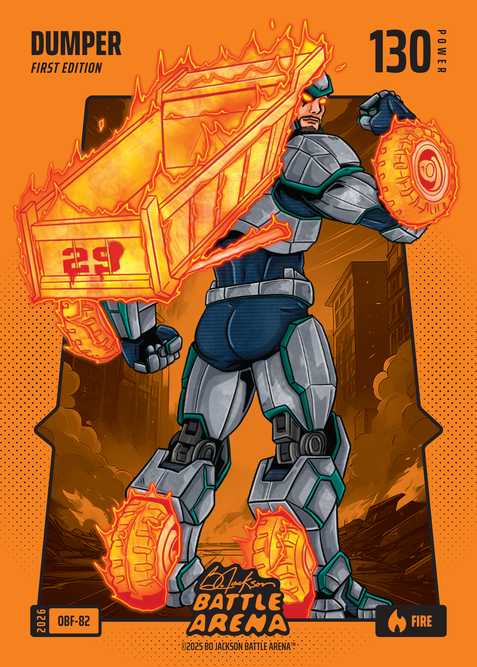 Fire Orange Battlefoil