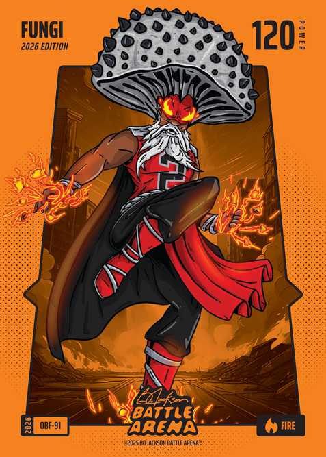 Fire Orange Battlefoil