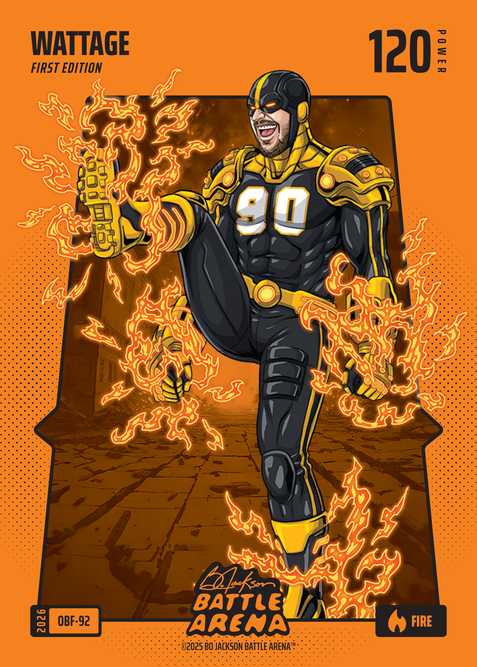 Fire Orange Battlefoil