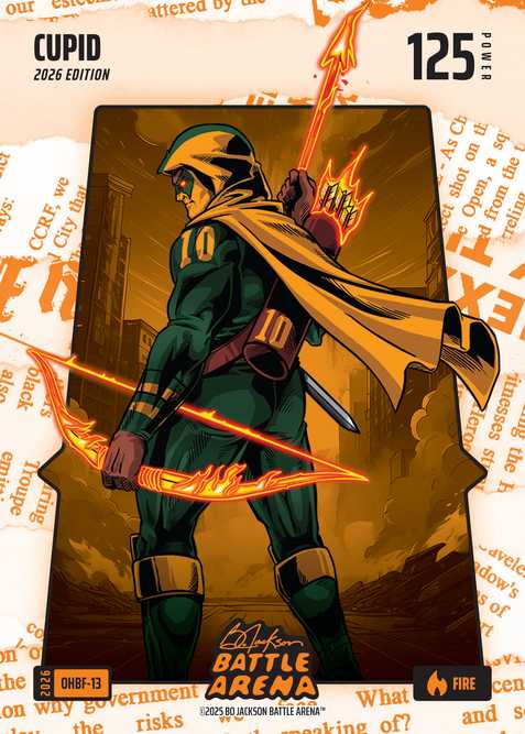 Fire Orange Headlines Battlefoil