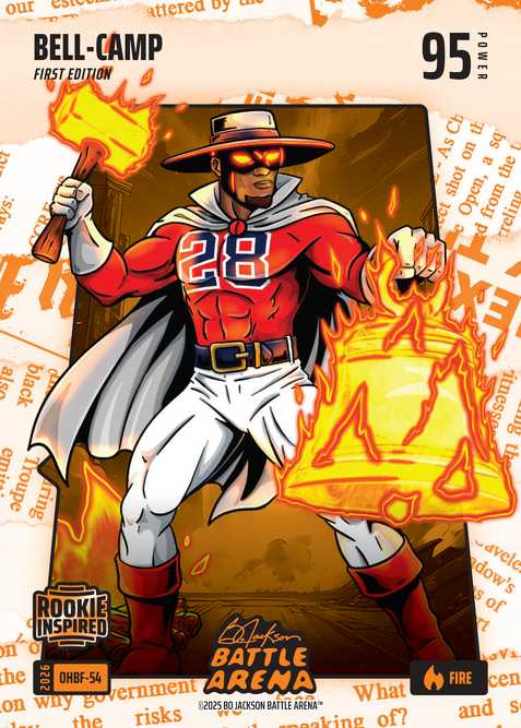 Fire Orange Headlines Battlefoil