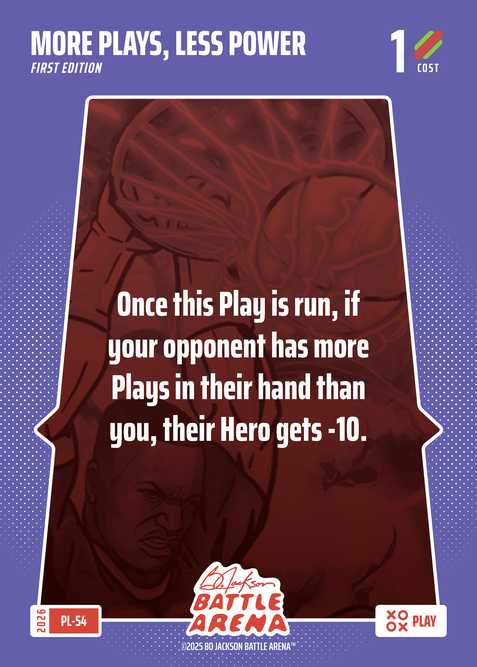 More Plays, Less Power