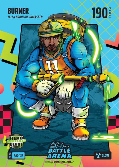 Glow 80's Rad Battlefoil