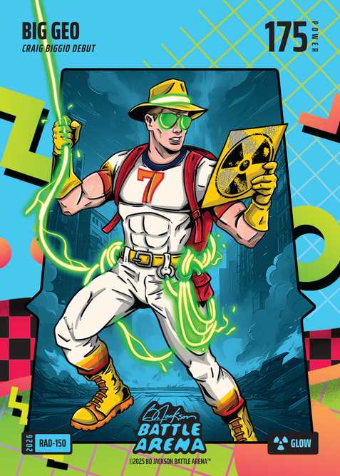 Glow 80's Rad Battlefoil