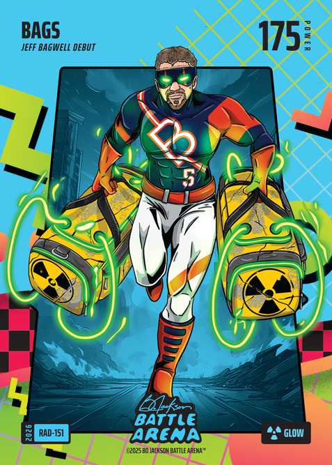 Glow 80's Rad Battlefoil