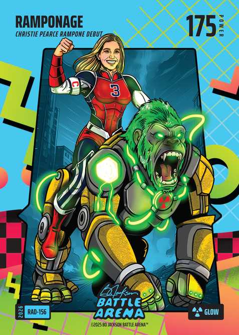 Glow 80's Rad Battlefoil