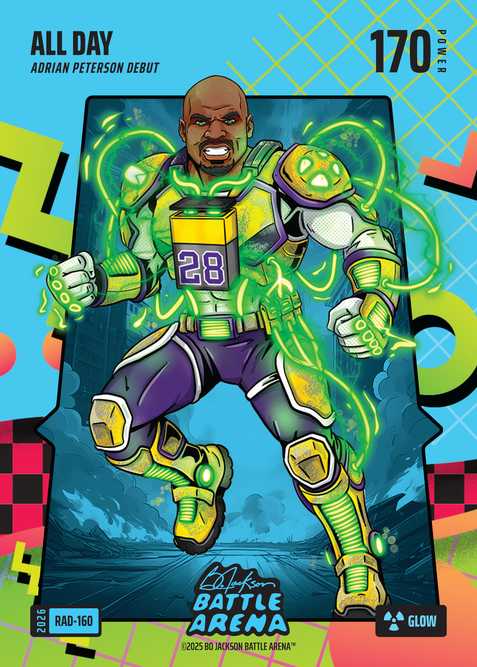 Glow 80's Rad Battlefoil