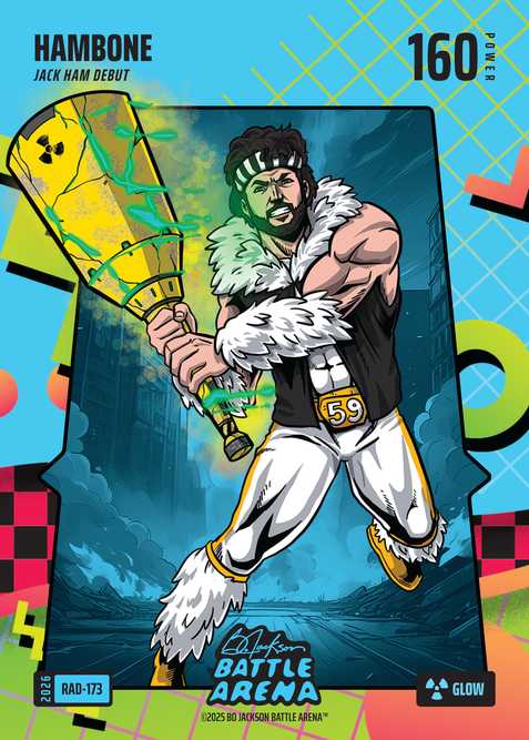 Glow 80's Rad Battlefoil