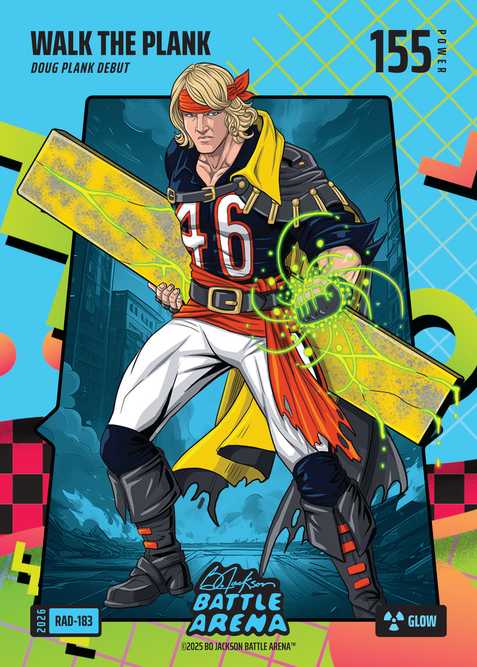 Glow 80's Rad Battlefoil