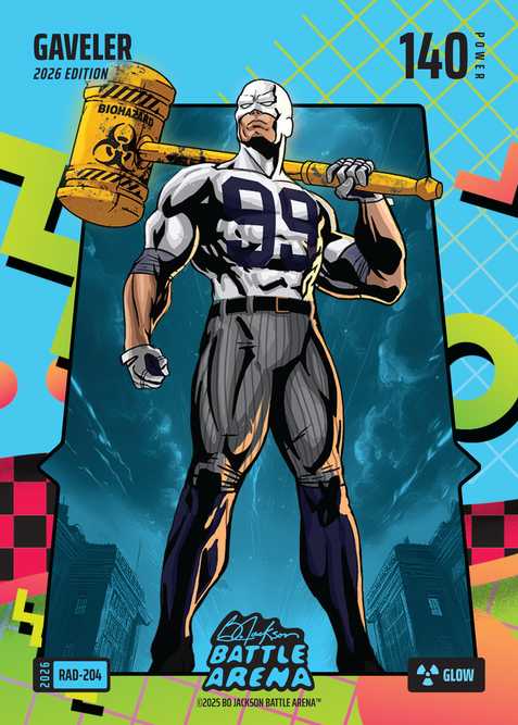 Glow 80's Rad Battlefoil