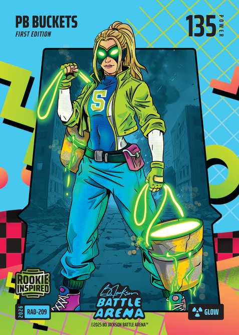 Glow 80's Rad Battlefoil