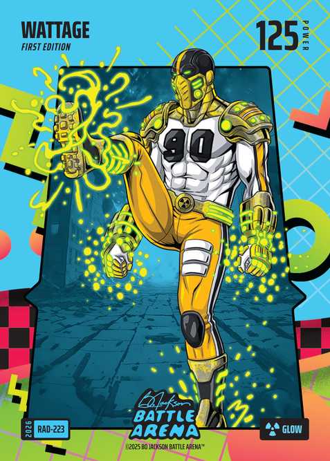 Glow 80's Rad Battlefoil