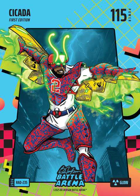 Glow 80's Rad Battlefoil