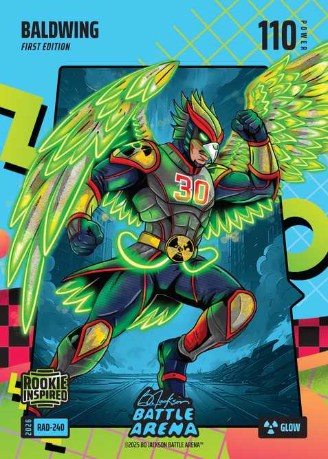 Glow 80's Rad Battlefoil