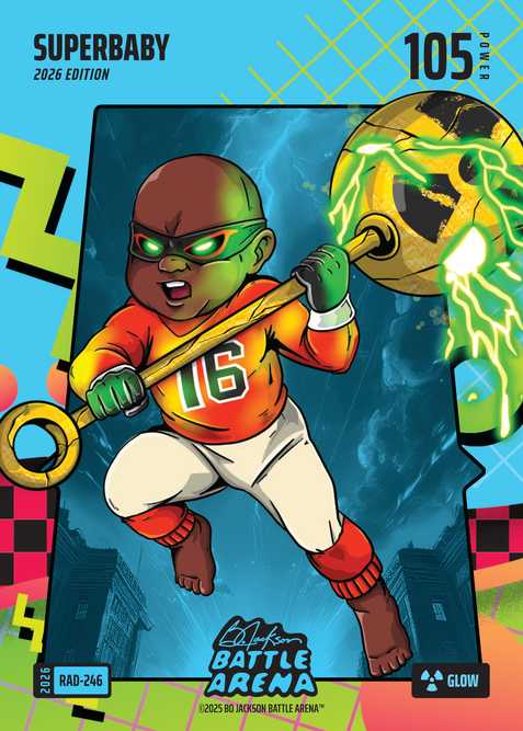 Glow 80's Rad Battlefoil