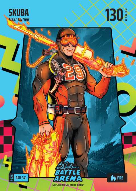 Fire 80's Rad Battlefoil