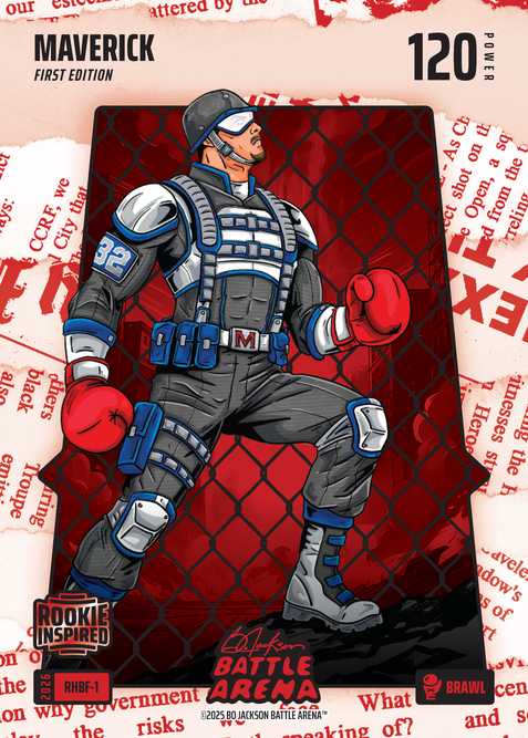 Brawl Red Headlines Battlefoil