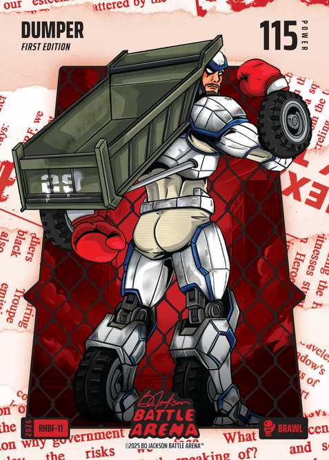 Brawl Red Headlines Battlefoil