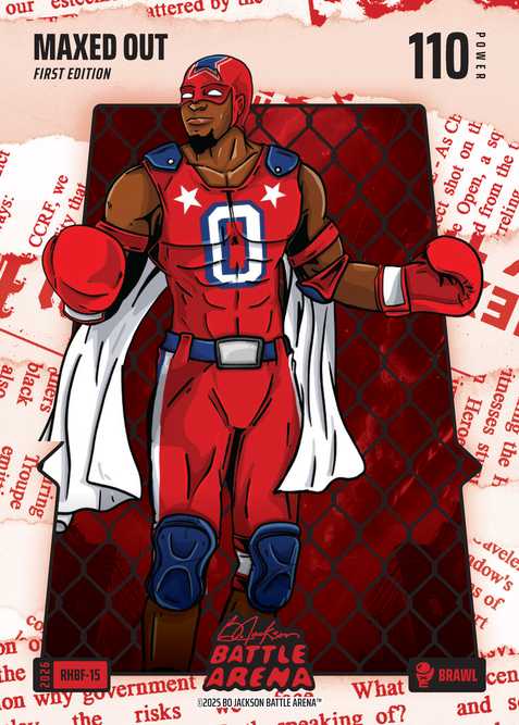 Brawl Red Headlines Battlefoil