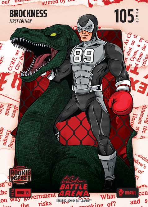 Brawl Red Headlines Battlefoil