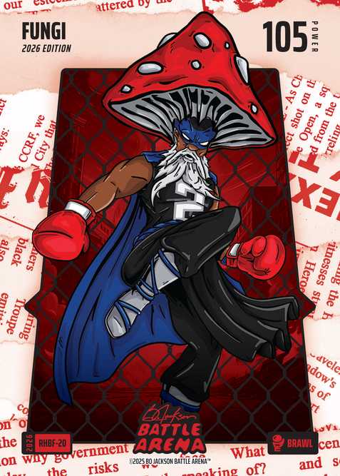 Brawl Red Headlines Battlefoil