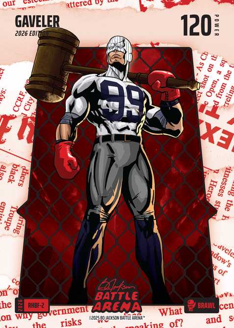 Brawl Red Headlines Battlefoil