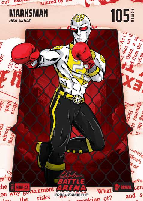 Brawl Red Headlines Battlefoil