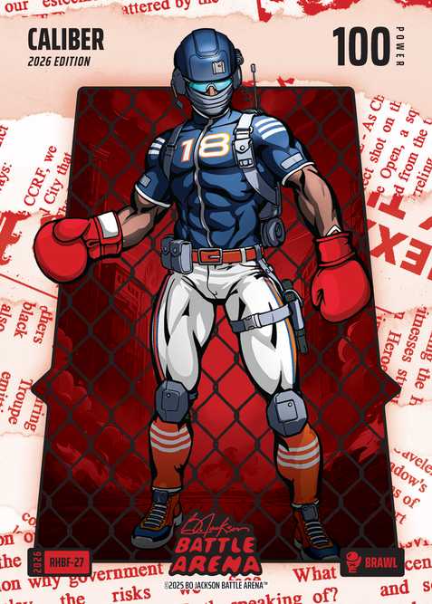 Brawl Red Headlines Battlefoil