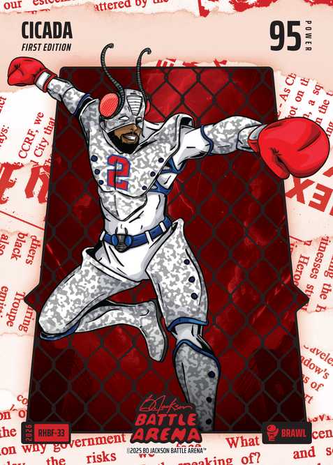 Brawl Red Headlines Battlefoil