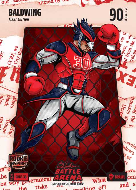 Brawl Red Headlines Battlefoil